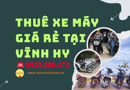 Thuê xe máy giá rẻ tại vĩnh hy