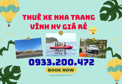 Thuê Xe Nha Trang Vĩnh Hy Giá Rẻ