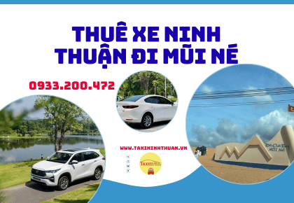 Thuê xe ninh thuận đi mũi né