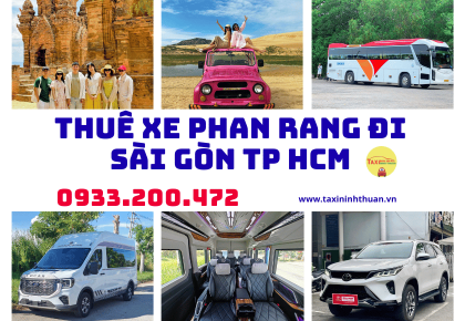 Thuê xe Phan Rang đi Sài Gòn TP HCM