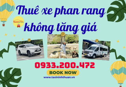 Thuê xe phan rang không tăng giá