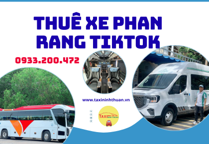 Thuê xe phan rang tiktok