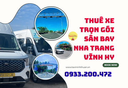 Thuê Xe Trọn Gói Sân Bay Nha Trang Vĩnh Hy