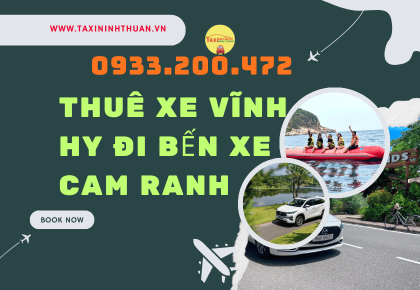 Thuê xe vĩnh hy đi bến xe cam ranh 