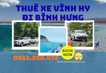Thuê xe Vĩnh hy đi bình hưng