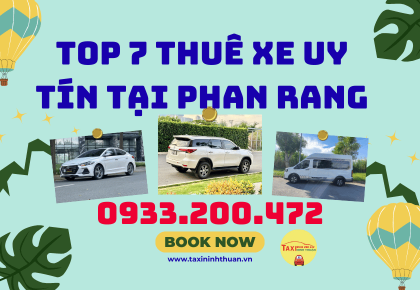 Top 7 thuê xe uy tín tại phan rang