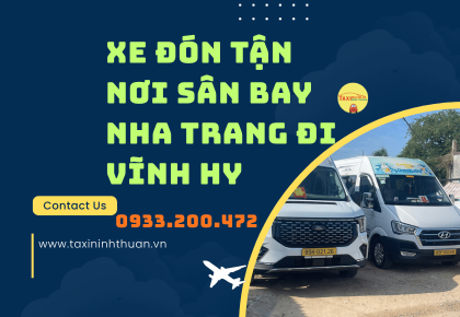 Xe Đón Tận Nơi Sân Bay Nha Trang Đi Vĩnh Hy