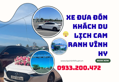 Xe Đưa Đón Khách Du Lịch Cam Ranh Vĩnh Hy