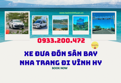 Xe Đưa Đón Sân Bay Nha Trang Đi Vĩnh Hy