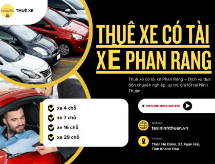 Thuê xe có tài xế Phan Rang