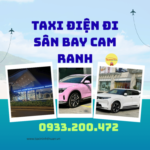 Taxi điện đi sân bay Cam Ranh