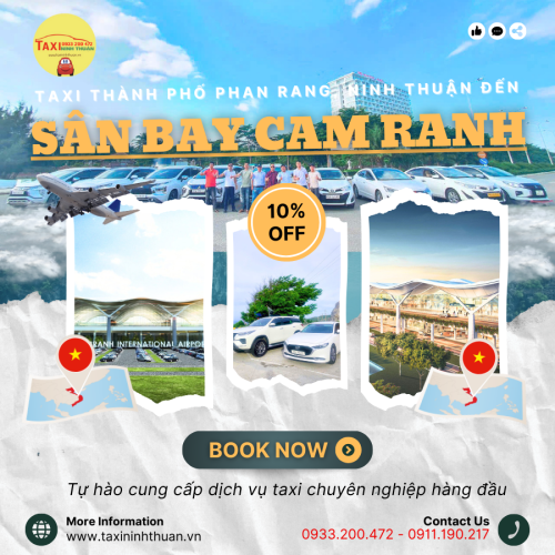 Taxi Phan Rang, Ninh Thuận đến Sân Bay Cam Ranh     