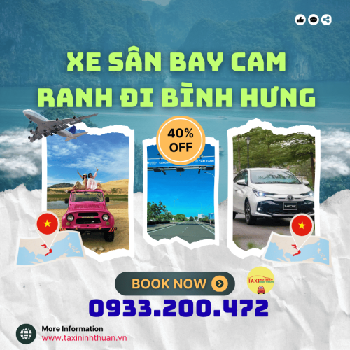 Xe Sân bay Cam Ranh đi Bình Hưng