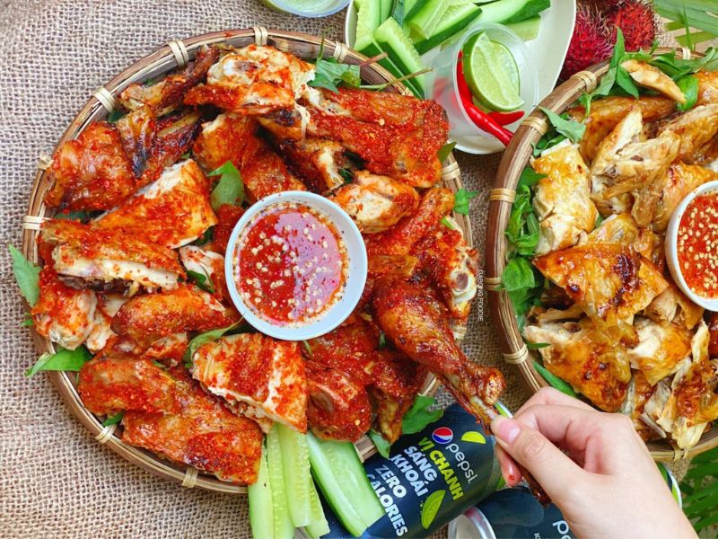 GÀ NƯỚNG GÀ QUAY THƠM NGON TẠI PHAN RANG