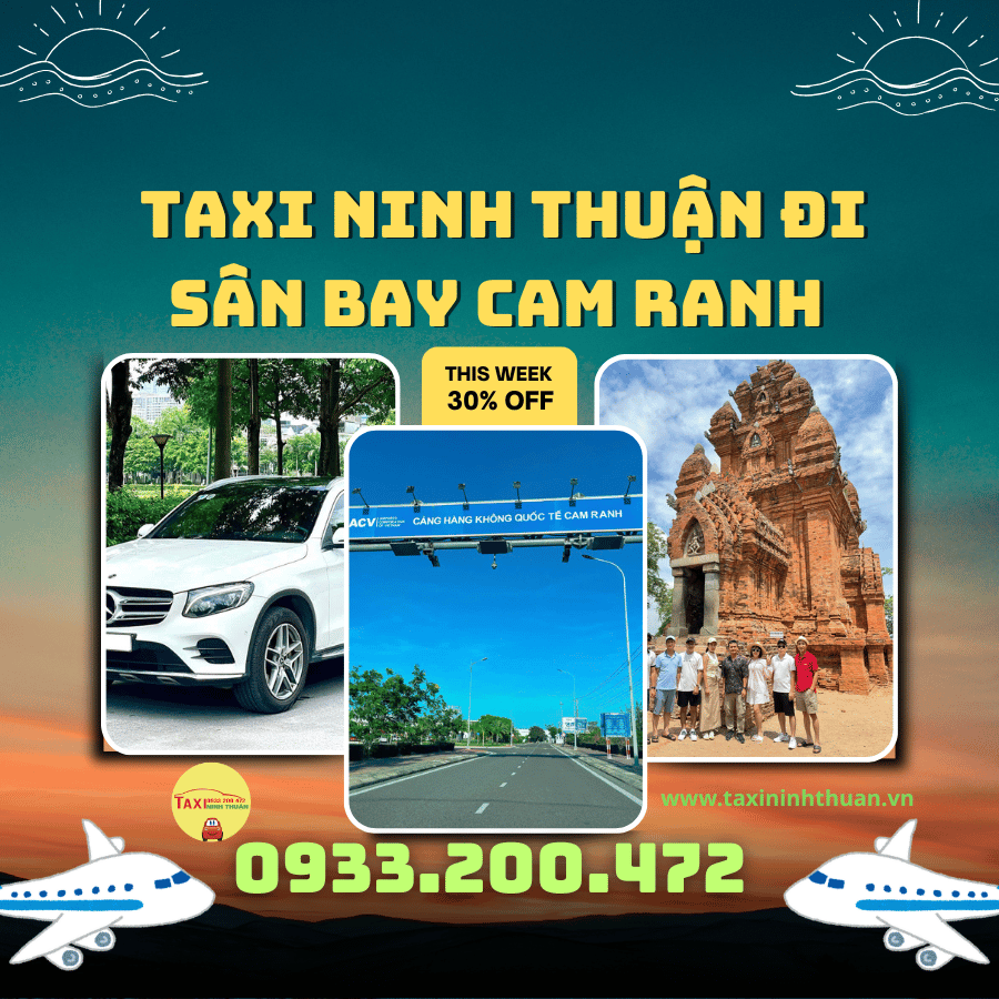 Taxi Ninh Thuận đi Sân bay Cam Ranh 