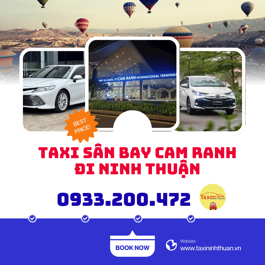 Taxi Sân Bay Cam Ranh đi Ninh Thuận