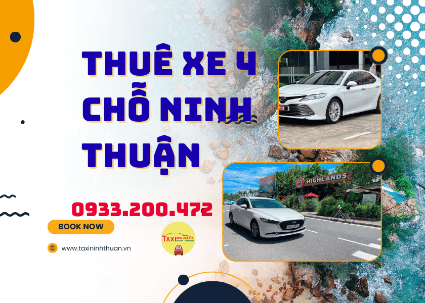 Thuê xe 4 chỗ Ninh Thuận