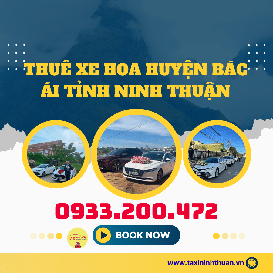 Thuê Xe Hoa Huyện Bác Ái Tỉnh Ninh Thuận