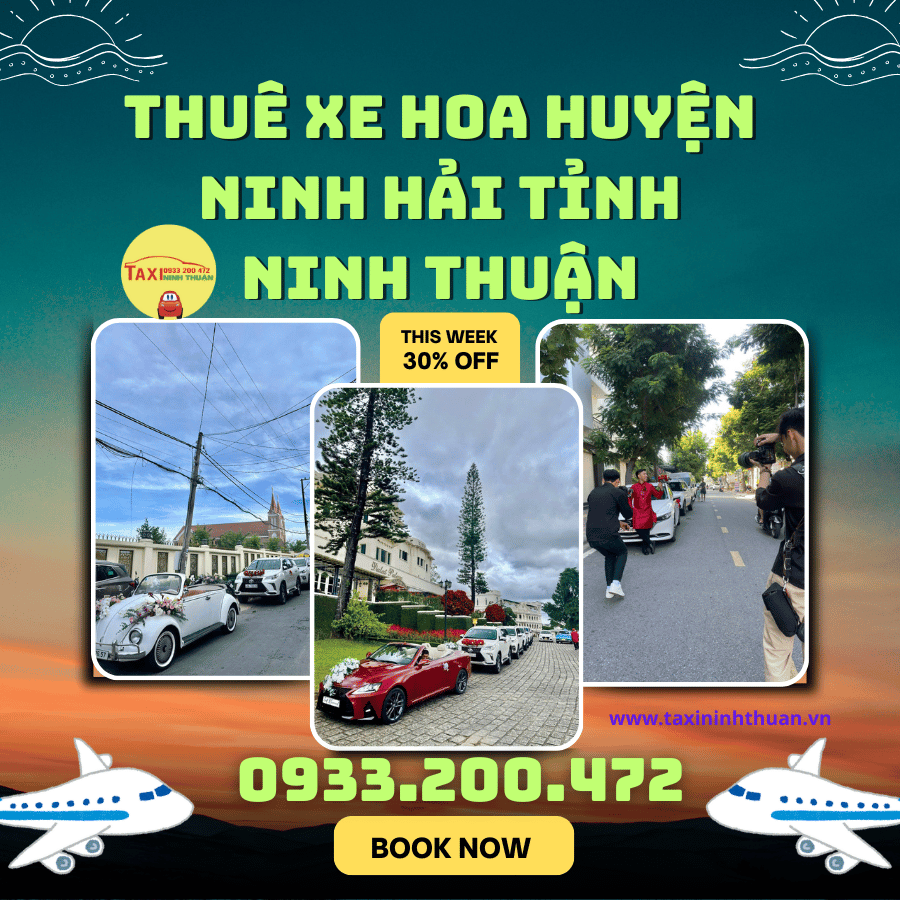 Thuê xe Hoa Huyện Ninh Hải Tỉnh Ninh Thuận