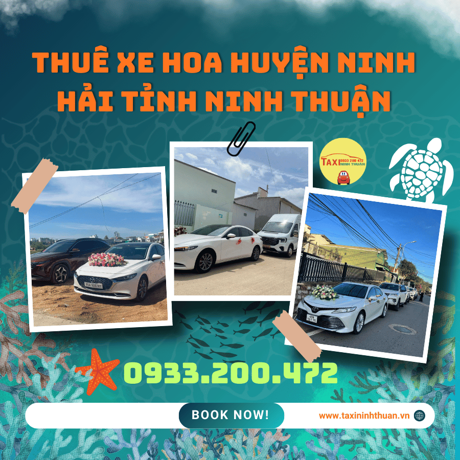 Thuê xe Hoa Huyện Ninh Hải Tỉnh Ninh Thuận