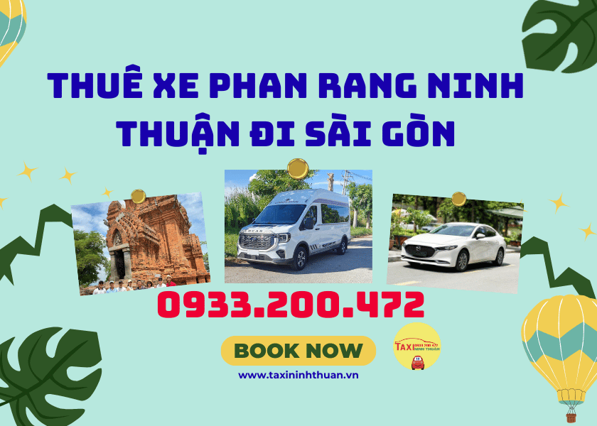 Thuê xe Phan Rang Ninh Thuận đi Sài Gòn