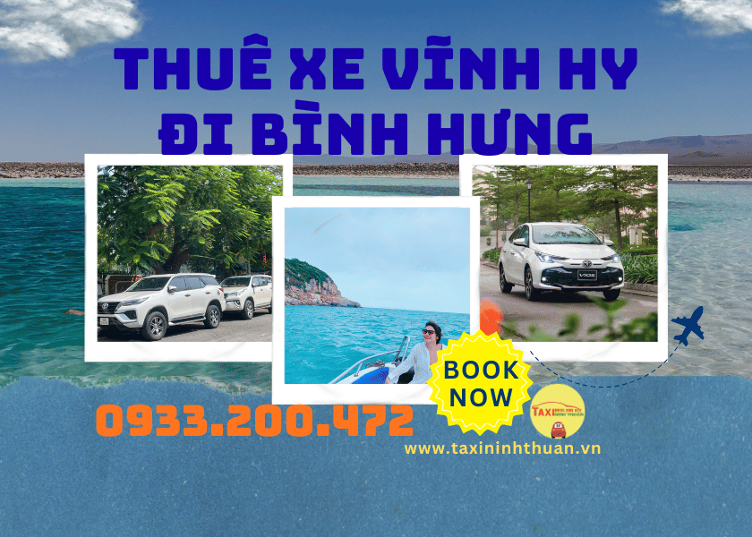Thuê xe Vĩnh hy đi bình hưng