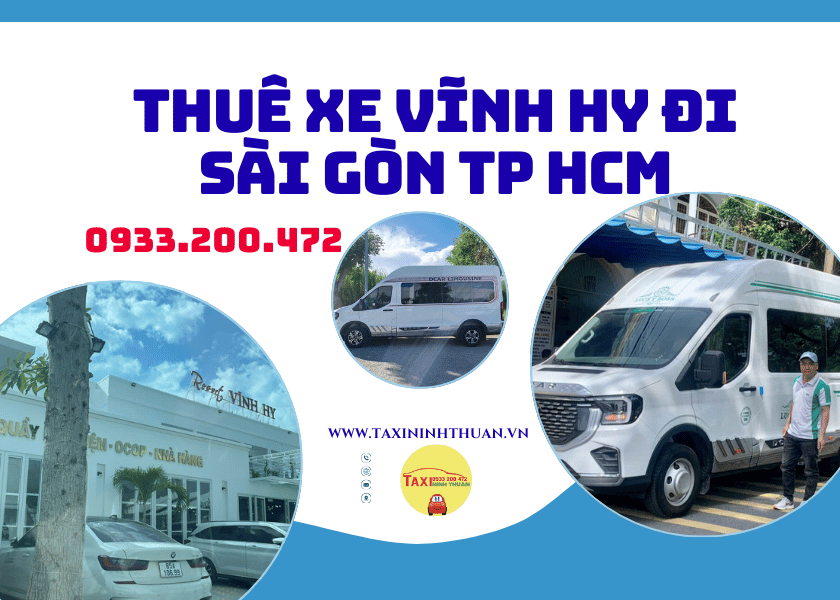Thuê xe vĩnh hy đi Sài Gòn TP HCM