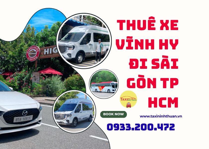 Thuê xe vĩnh hy đi Sài Gòn TP HCM