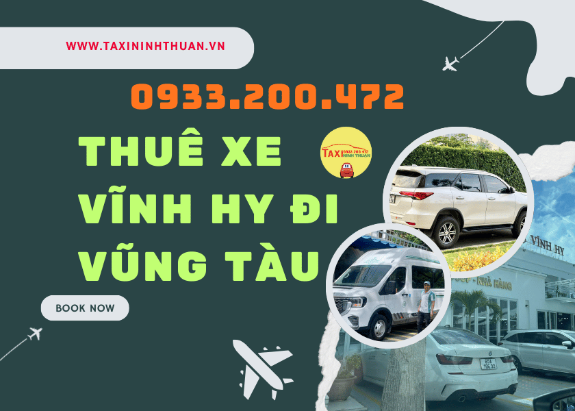 Thuê xe Vĩnh hy đi vũng tàu