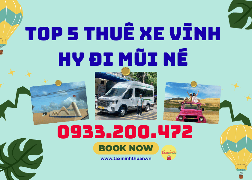 Top 5 thuê xe vĩnh hy đi mũi né