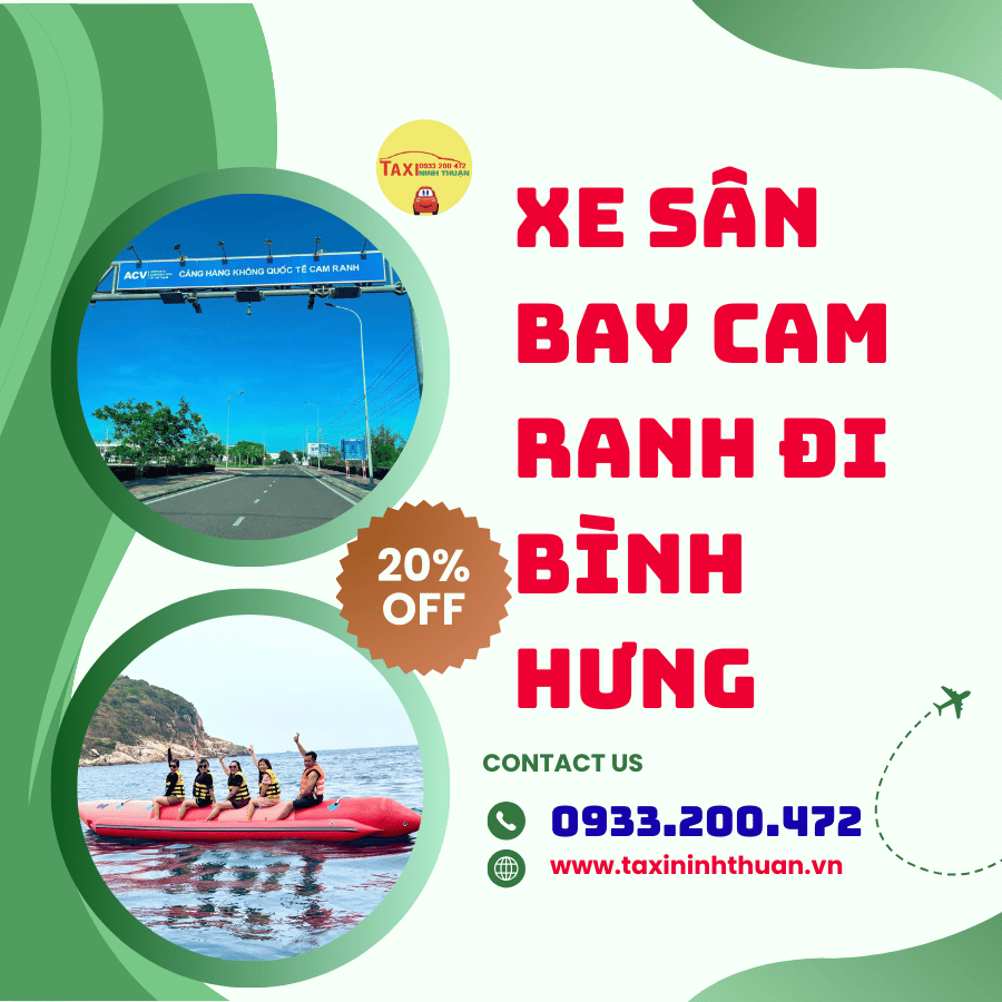 Xe Sân bay Cam Ranh đi Bình Hưng