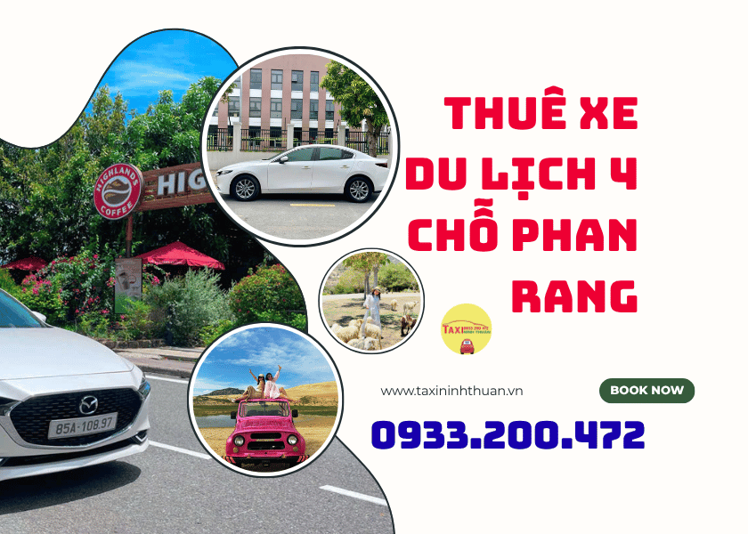 Thuê xe du lịch 4 chỗ phan rang