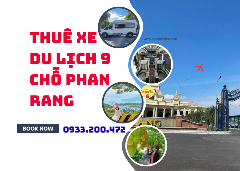 Thuê xe du lịch 9 chỗ phan rang