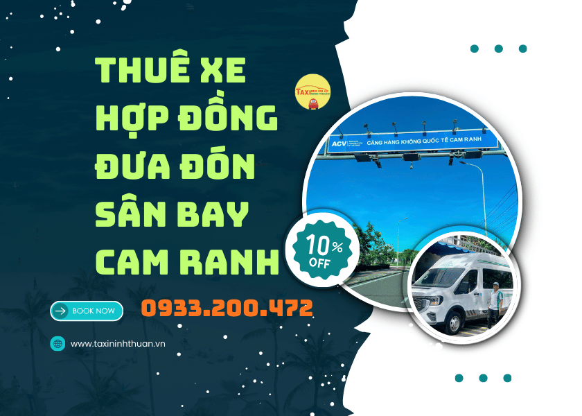 Thuê xe hợp đồng đưa đón sân bay cam ranh