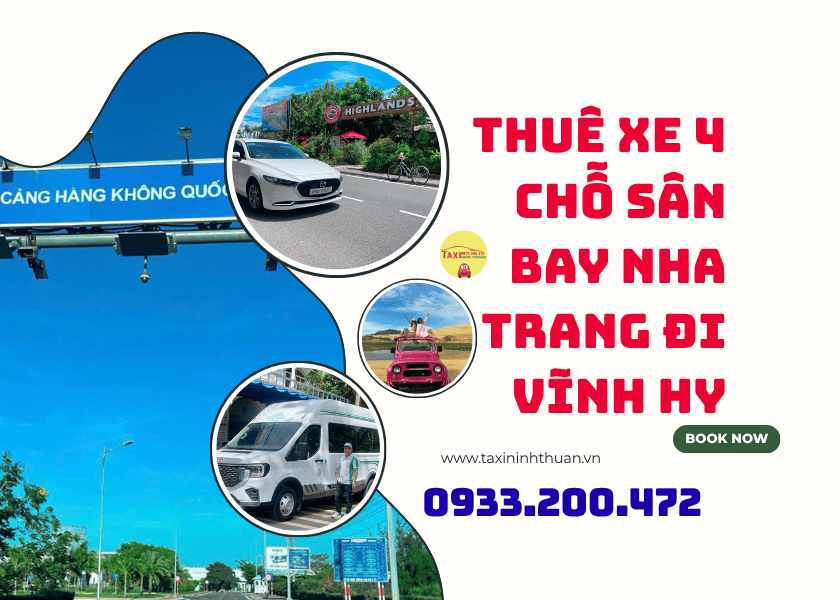 Thuê Xe 4 Chỗ Sân Bay Nha Trang Đi Vĩnh Hy