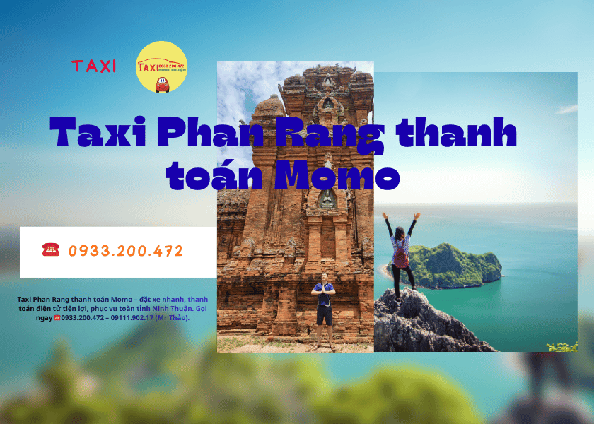 Taxi Phan Rang thanh toán Momo