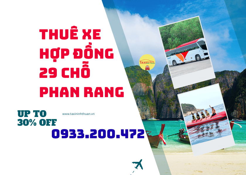 Thuê xe hợp đồng 29 chỗ phan rang
