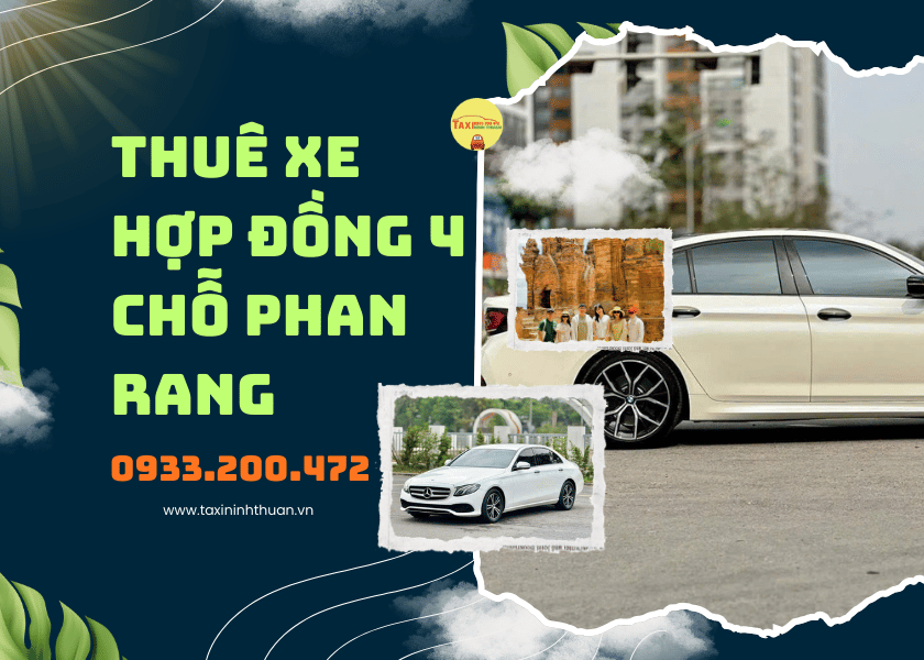 Thuê xe hợp đồng 4 chỗ phan rang