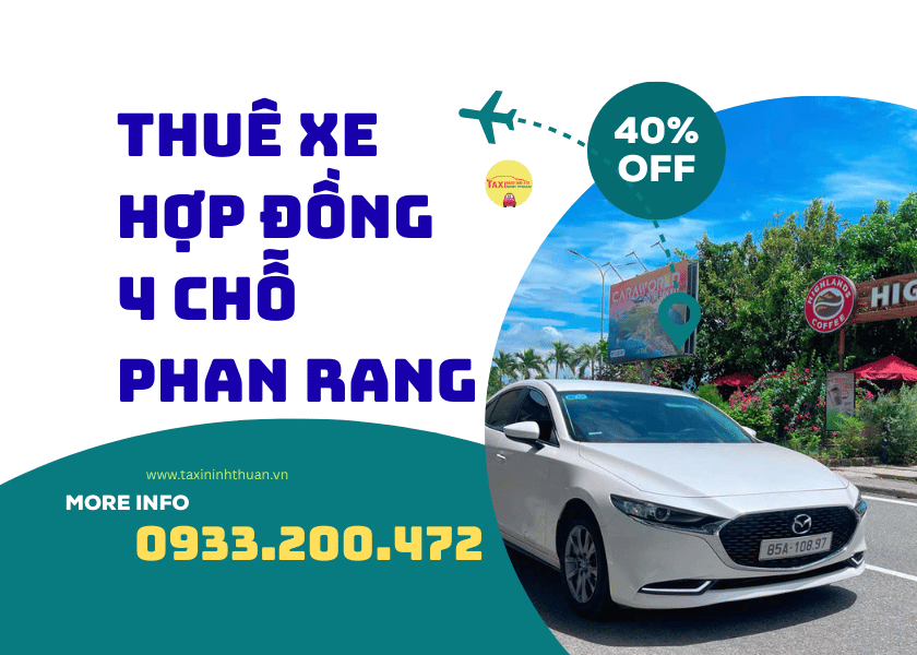 Thuê xe hợp đồng 4 chỗ phan rang