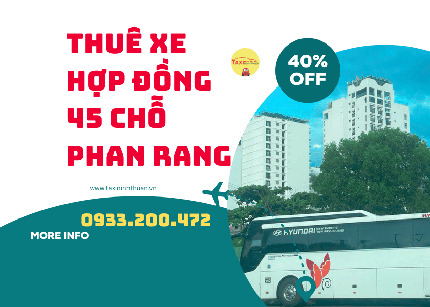 Thuê xe hợp đồng 45 chỗ phan rang