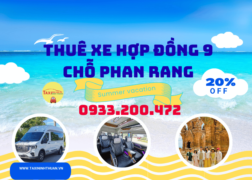 Thuê xe hợp đồng 9 chỗ phan rang