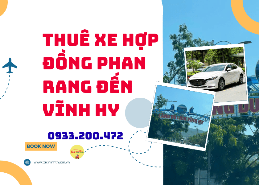 Thuê xe hợp đồng phan rang đến vĩnh hy