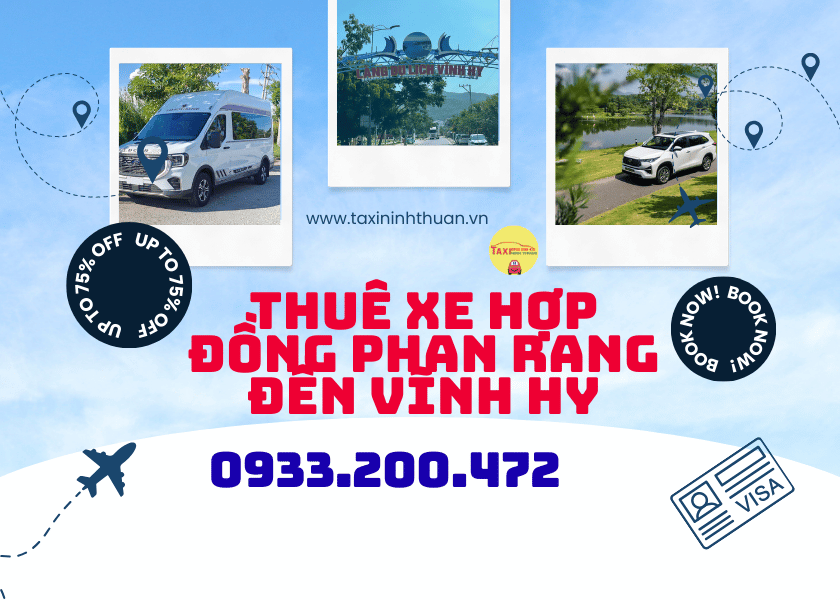 Thuê xe hợp đồng phan rang đến vĩnh hy