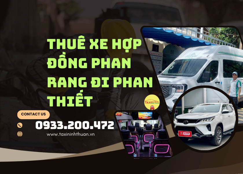 Thuê xe hợp đồng phan rang đi phan thiết