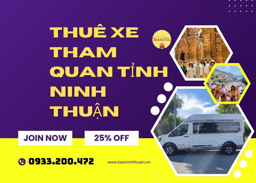 Thuê xe tham quan tỉnh ninh thuận
