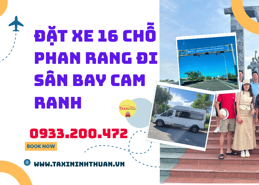 Đặt Xe 16 Chỗ Phan Rang Đi Sân Bay Cam Ranh