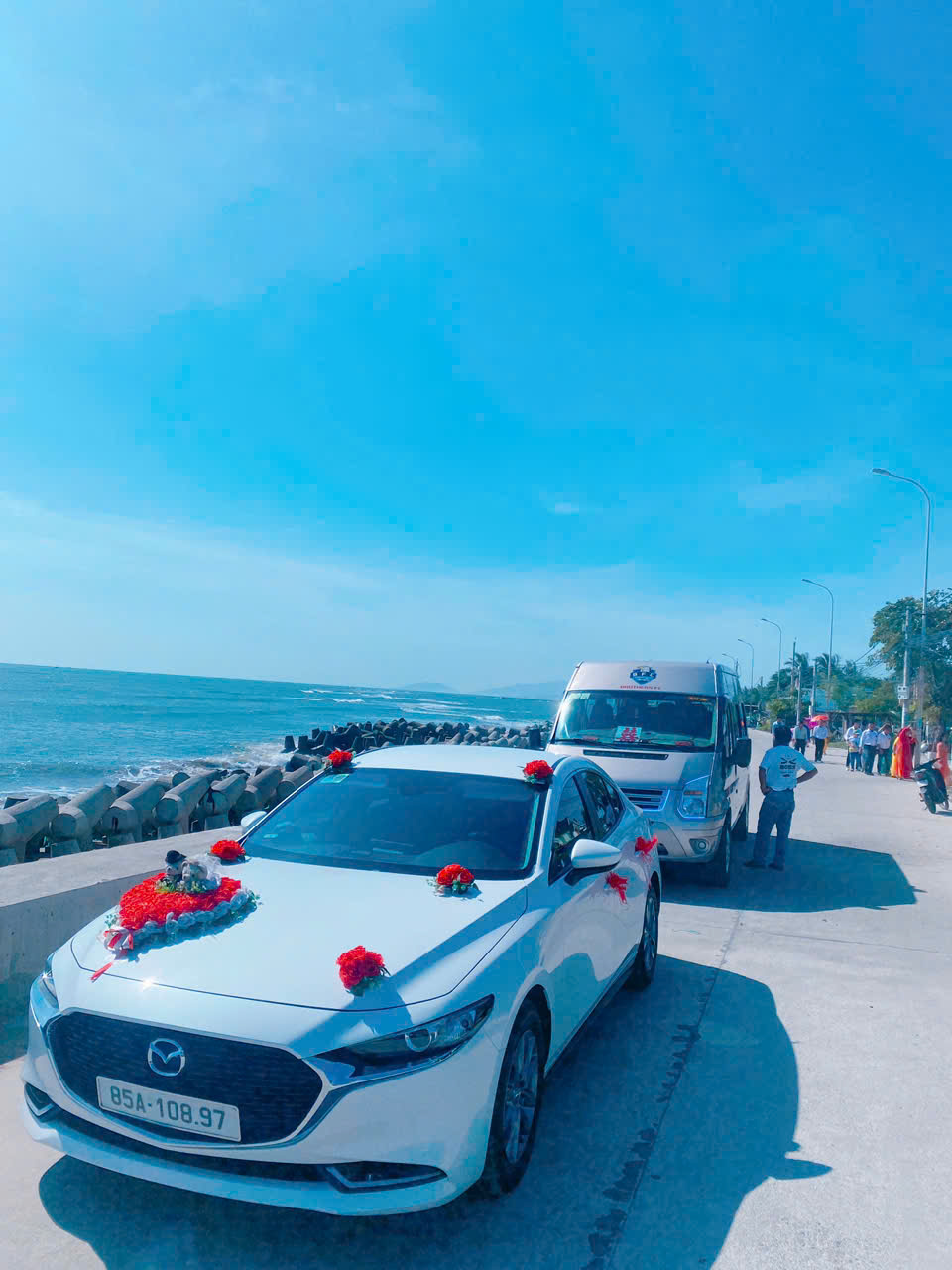 DỊCH VỤ THUÊ XE HOA TẠI BIỂN NINH THUẬN 