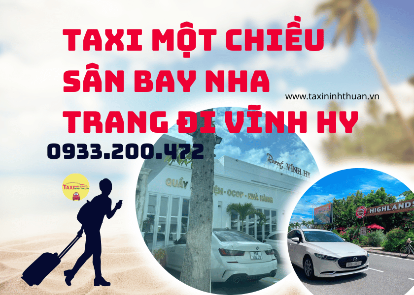 Taxi Một Chiều Sân Bay Nha Trang Đi Vĩnh Hy
