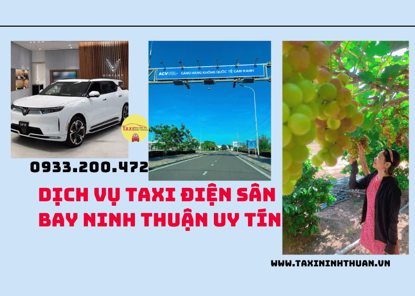 Dịch vụ taxi điện sân bay Ninh Thuận uy tín