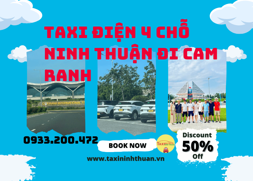Taxi điện 4 chỗ Ninh Thuận đi Cam Ranh